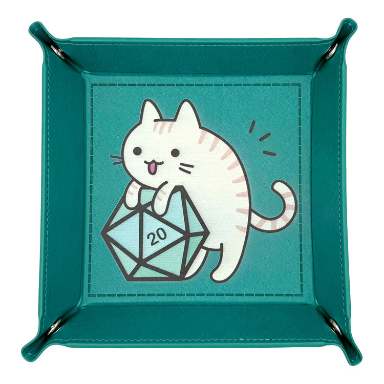 Würfelschale Cat türkis