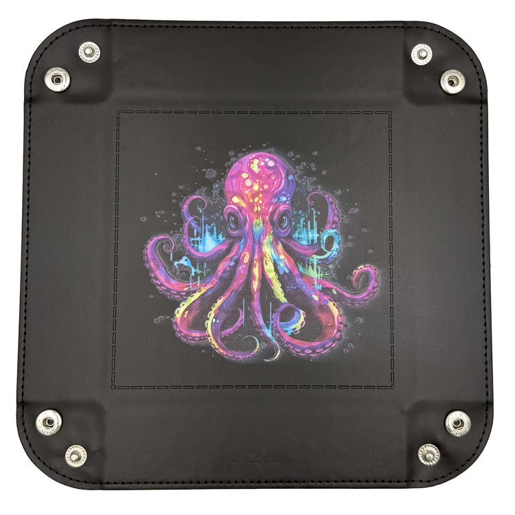 Würfelschale Cthulhu bunt Aquarell