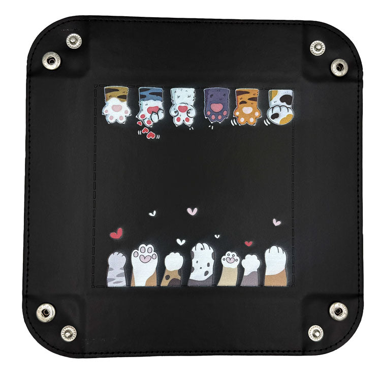 Würfelschale Paws Black