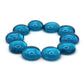 10 Spielsteine: Transparent Hellblau