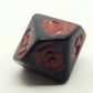 D10 Würfel Dark Knight Rot
