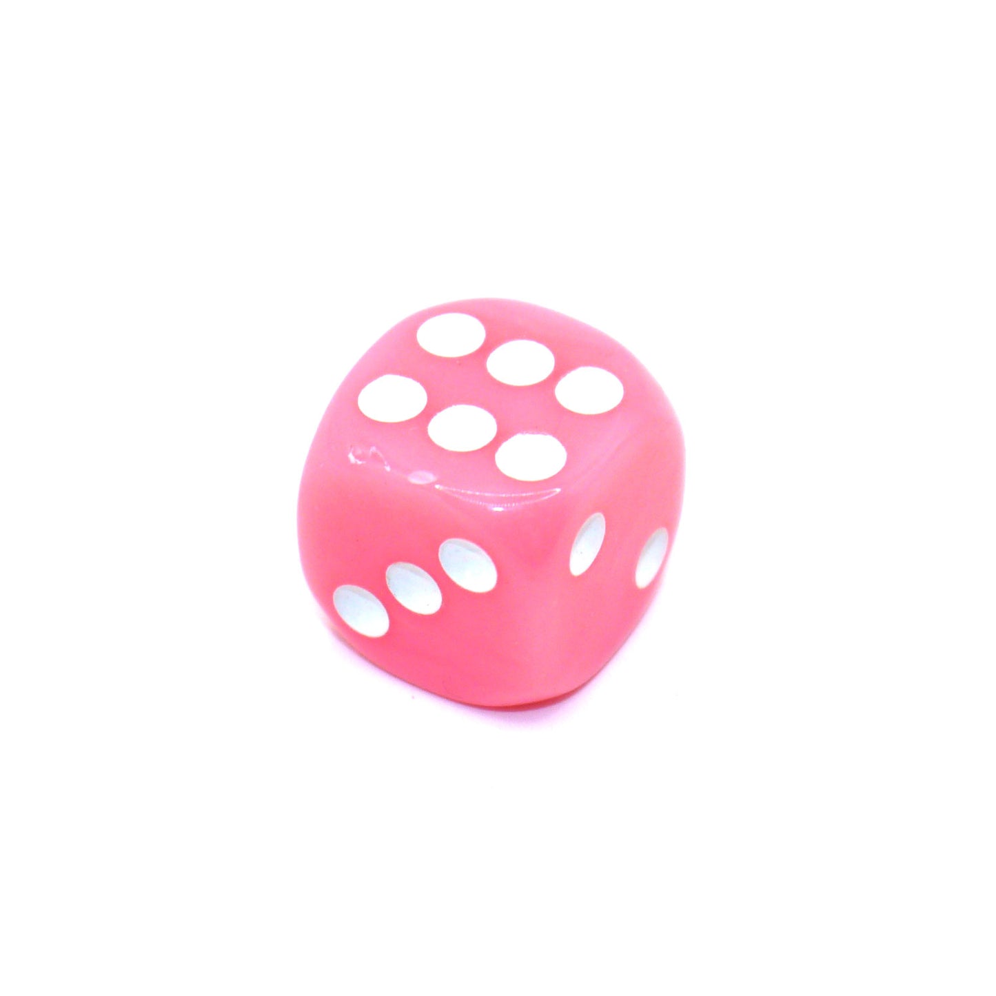 D6 1 Würfel Opaque: Pastell Pink