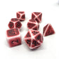7-teiliges RPG Würfelset Ancient: Flintstone Red
