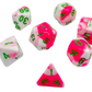7-teiliges RPG Würfelset Mehrfarbig: Strawberry Pink