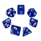 7-teiliges RPG Würfelset Confetti: Blue Sky