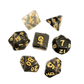 7-teiliges RPG Würfelset Transparent: Nebula Dark Cloud