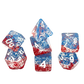 7-teiliges RPG Würfelset Confetti: Blue Coral