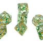 7-teiliges RPG Würfelset Confetti: Green Flakes