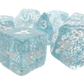 7-teiliges RPG Würfelset Confetti: Blue