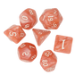 7-teiliges RPG Würfelset Pearl: Rose