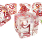 7-teiliges RPG Würfelset Confetti: Stars Pink