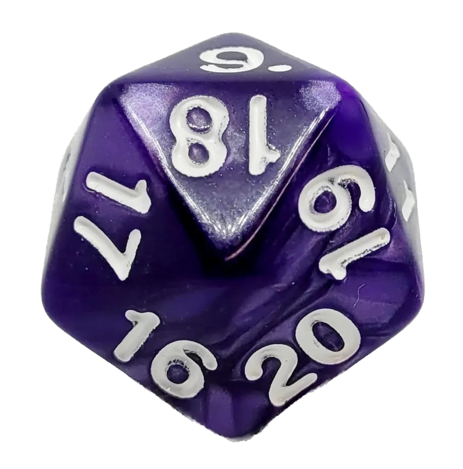 Spindown D20 Purple