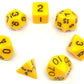 7-teiliges RPG Würfelset Opaque: Yellow