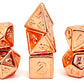 7-teiliges RPG Würfelset Plated: Embossed Copper