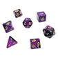 7-teiliges RPG Würfelset Mehrfarbig: Racing Black/Purple