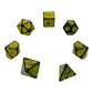 7-teiliges RPG Würfelset Ancient: Dark Knight Yellow