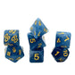 7-teiliges RPG Würfelset Mehrfarbig: Jade Blue