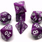 7-teiliges RPG Würfelset Mehrfarbig: Racing Purple
